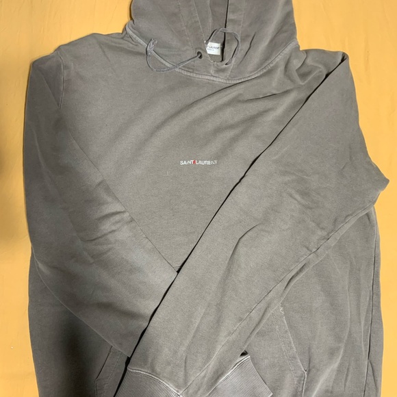 Men’s Saint Laurant Distressed Hoodie